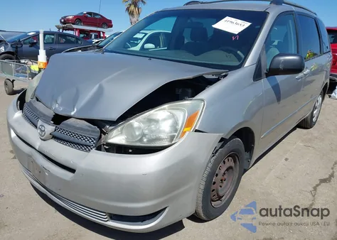 2004 Toyota Sienna Le из США, поврежденный, VIN 5TDZA23C84S199940